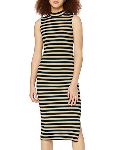 Lee Cooper Damska sukienka TURTLENECK RIB DRESS luźna