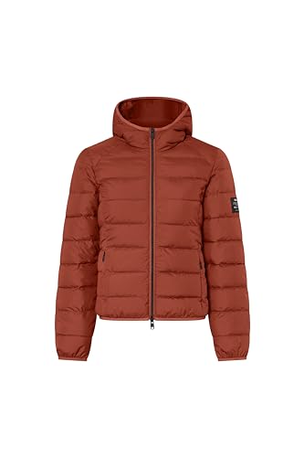 ECOALF Damski płaszcz Aspalf, z poliestru z recyklingu, z kapturem, z kapturem Primaloft, bardzo lekki i wygodny, kurtka damska, rozmiar M, kolor czerwony, Czerwony, M