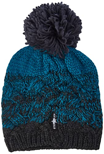 Sterntaler Unisex Baby czapka dziergana Wusch Cap, antracyt, 51 cm