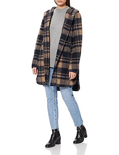 Camel Active Womenswear Damski kominek, Niebieski dywan w kratkę, 44 PL