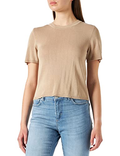 ONLY Onlshirley S/S KNT Noos sweter damski, Humus, 3XL