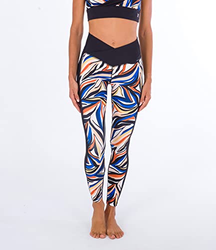 Hurley H20 Dri V-Shaped Colorblock legginsy spodnie, piaskowe, M damskie, piaskowy, M