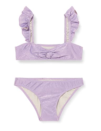 United Colors of Benetton Dziewczęce bikini 3H6G0K01D dwuczęściowy kostium kąpielowy, Lilla 6N8, L, lilila 6n8, L