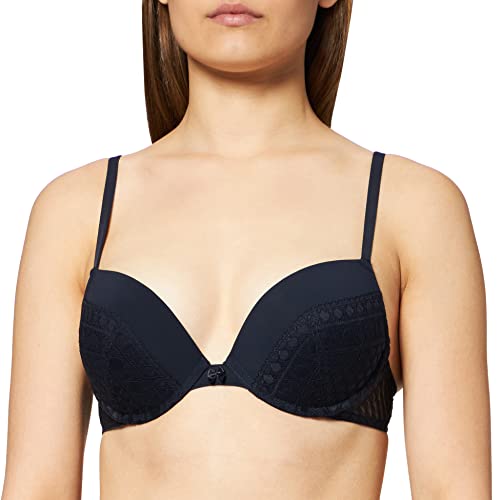 ESPRIT Damski nowoczesny biustonosz z koronką Par Classic Push Bra, 400, 75C