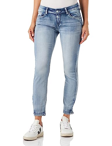 Timezone Eleganckie spodnie męskie damskie, Aqua Blue Wash., 23