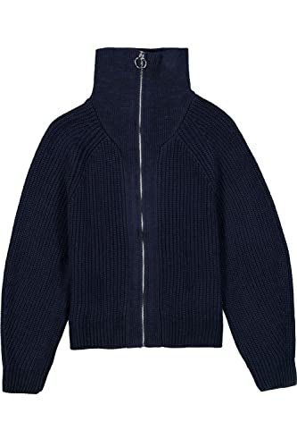 Garcia Damski kardigan Knit kurtka z dzianiny, granatowy, L (DE)