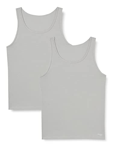 Sloggi Męski podkoszulek Sloggi Men GO ABC H Tank Top 2P, szary (Stone Grey), XXL