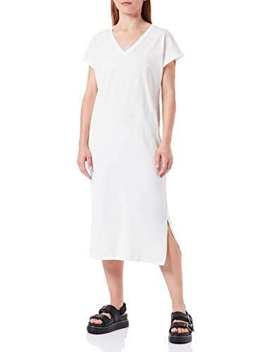 VERO MODA Damska sukienka VMPANNA SS Calf JRS, śnieżnobiała, XS (DE)