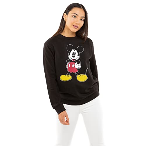 DISNEY Damska bluza Mickey, czarna, S