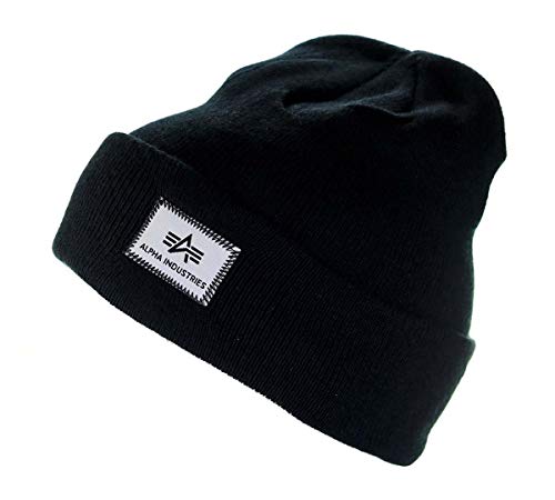 Alpha Unisex X-Fit Beanie czapka z daszkiem, czarna, rozmiar uniwersalny