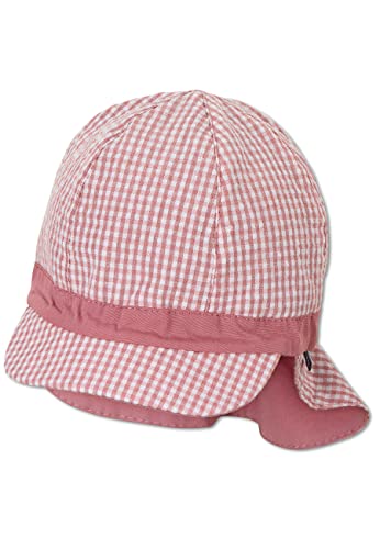 Sterntaler Unisex dziecięca dwustronna czapka z daszkiem Vichy/Uni czapka dziecięca, Rosa, 43