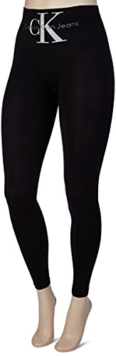 Calvin Klein Damskie legginsy Calvin Klein z wysokim stanem, 1 opakowanie, czarny, XL