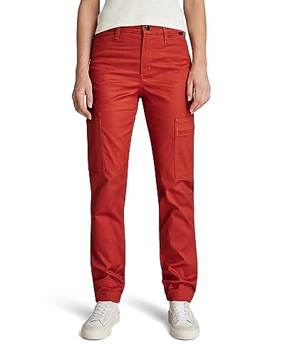 G-STAR RAW Damskie spodnie cargo slim, Pomarańczowy (Rooibos Tea D23572-c072-g052), 31W / 30L