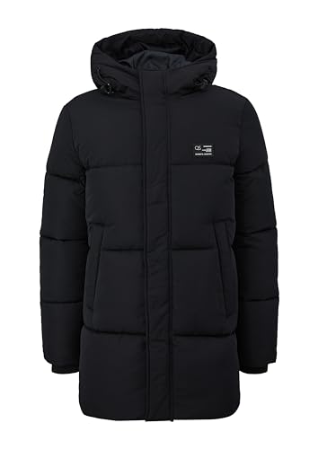 s.Oliver Sales GmbH & Co. KG/s.Oliver Męski pikowany płaszcz z kapturem, pikowany płaszcz z kapturem, niebieski, L