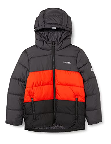 Regatta Unisex dziecięca kurtka typu Lofthouse V, Popiół/Cajunora, 11 Lata