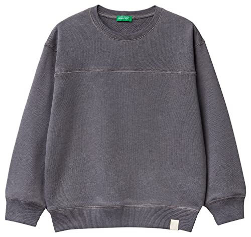 United Colors of Benetton Bluza chłopięca, Grigio Scuro 69W, XL