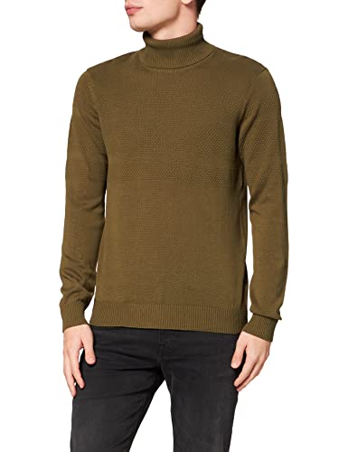 Blend Męska kurtka z dzianiny, 180523 zima Moss, S