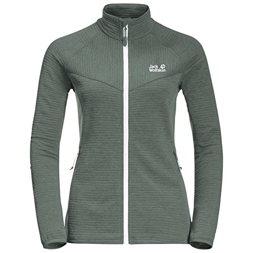 Jack Wolfskin Damska kurtka Active Tongari W, Zielony żywopłot, S