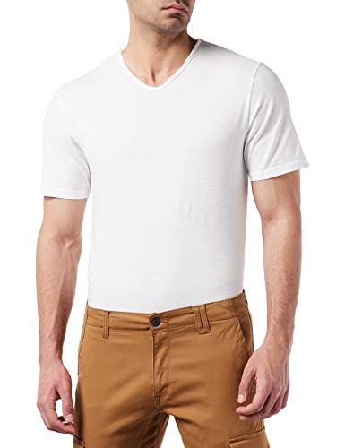 United Colors of Benetton T-shirty 3je1j4264 T-shirty Męskie, Biały Optyczny 101, XS