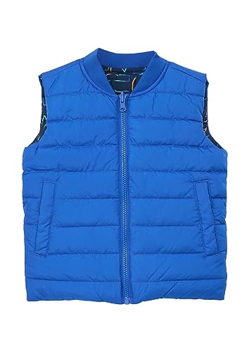top s.Oliver Chłopięca kamizelka outdoorowa z funkcją dwustron, niebieski, 110