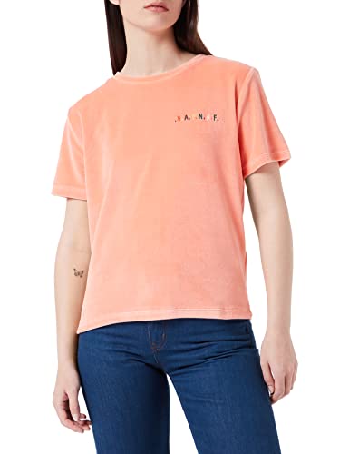 Naf Naf T-shirt damski, Papaya, M
