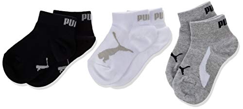 PUMA Bwt Quarter Skarpety Uniseks - dzieci , biały/szary/czarny. , 34