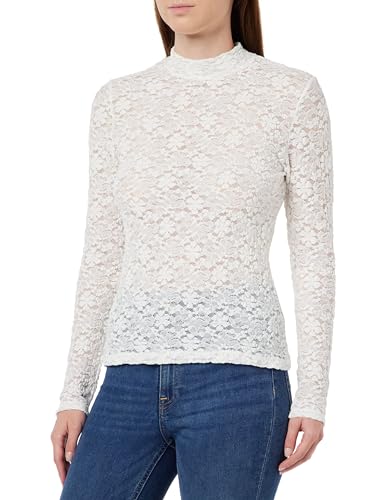 Vila Damska bluzka z długim rękawem, biały, M