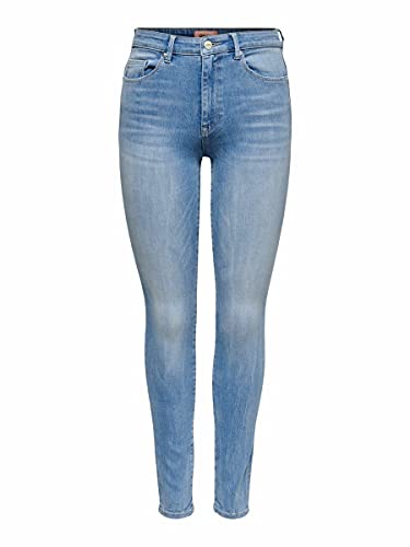 ONLY jeansy damskie, jasnoniebieski (light blue denim), 28W / 30L