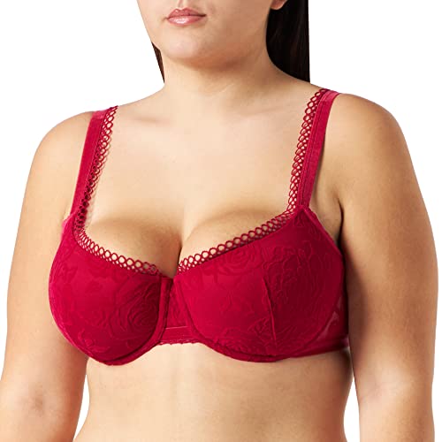 Triumph Damski biustonosz formowany Velvet Rose Spotlight WHP, Rosso Masai, 75E