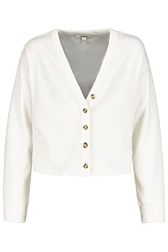 Garcia Kids Dziewczęcy kardigan dzianinowy kurtka, złamana biel, 128/134, Off White, 128 cm