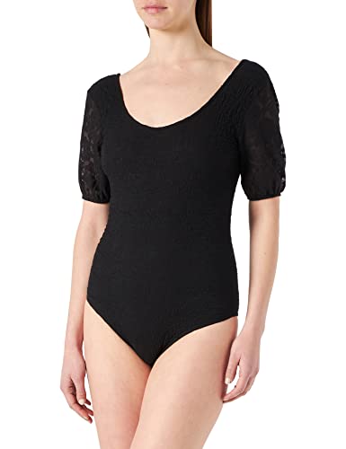 Desigual Damska koszulka Body_alejandria, Czarny, XS