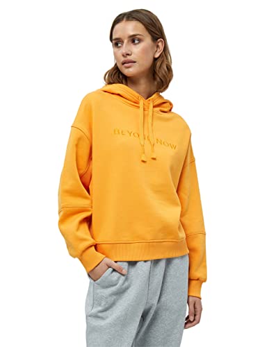 Beyond Now Damska bluza z kapturem Brielle GOTS, Kwiat pomarańczy, M