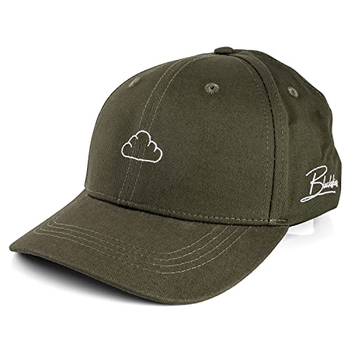 Blackskies Iuno Classic Baseball Cap | Unisex Strapback czapka z dla mężczyzn i kobiet, oliwkowo-zielony, jeden rozmiar