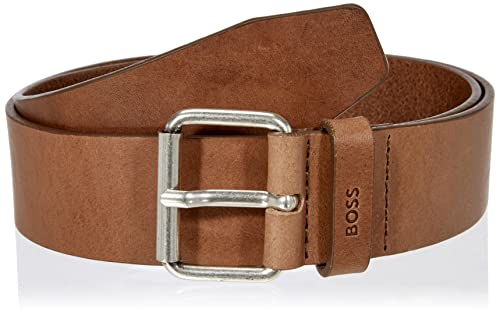 BOSS Pasek męski, Średni brąz 212., 90