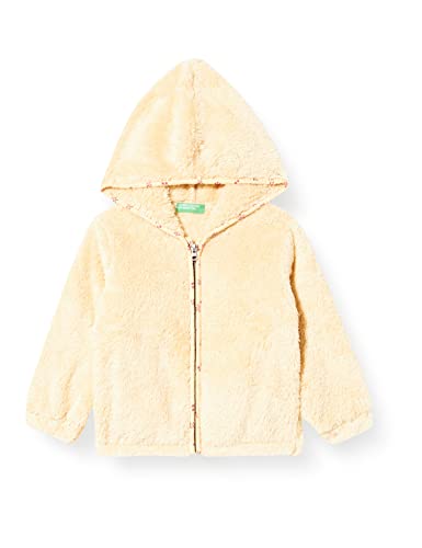 United Colors of Benetton Sweter dziewczęcy kardigan, Grigio Chiaro 3h1, 3 Miesiące