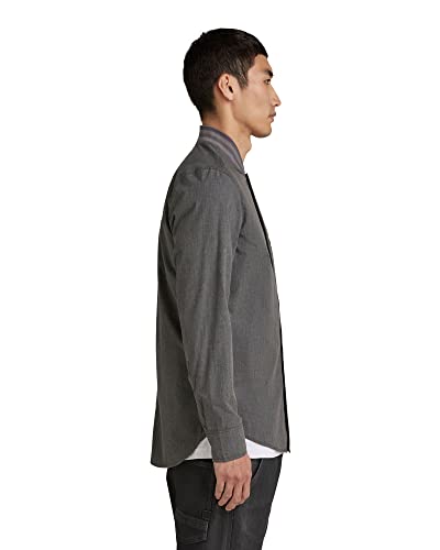 G-STAR RAW Męska kurtka bomber Collar, Mehrfarbig (Lt Shadow Htr C903-b500), XS