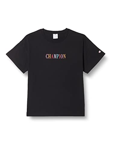 Champion Legacy Graphics Croptop Boxy S/S Koszulka Damska, Czarny, XS