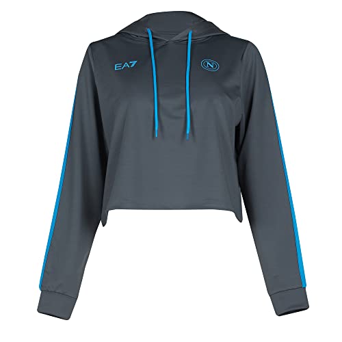 SSC NAPOLI Damska bluza z kapturem Season 2022/2023, magnes, L, Magnet