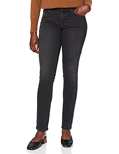 Wrangler Jeansy damskie slim, Czarny kwiat, 27W / 32L