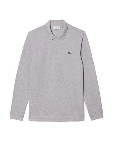 Lacoste, Męska koszulka polo Slim Fit, Srebro w, XS