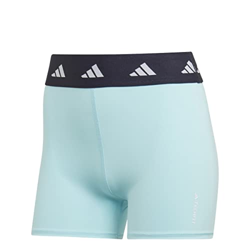 adidas Damskie legginsy Tf Short Tight, niebieskie (Azugoz/Tinley), rozmiar XXS, niebieski (Azugoz/Tinley), XXS