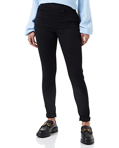 VILA VISALLY LIA00 HW Skinny NOOS dżinsy damskie, czarne denim, L/30, czarny denim, (L) W / 30L