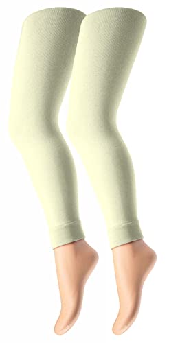 Camano Unisex dziecięce legginsy Online Children fine Sustainable 40DEN 4-pak skarpet, Offwhite, 146/164, białawy, 122