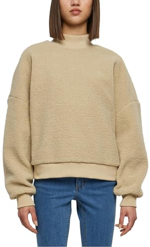 Urban Classics Damska bluza damska Sherpa Crewneck wetsand 4XL, Wetsand, 4XL