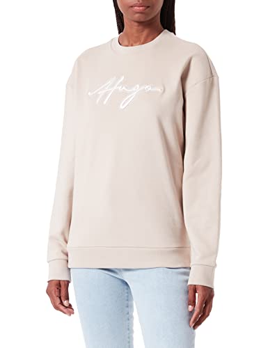 HUGO Damska bluza Easy Crew Light Beige 271, M
