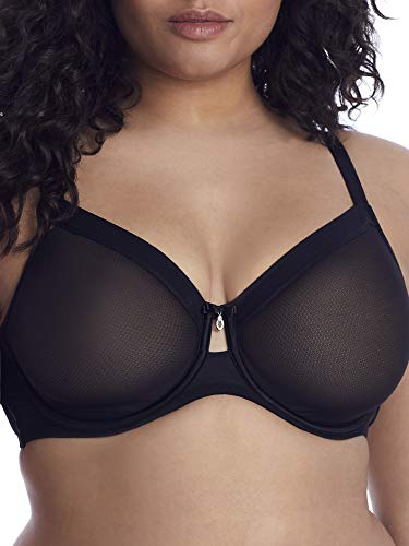 Curvy Couture Damski biustonosz bez fiszbin z siateczki