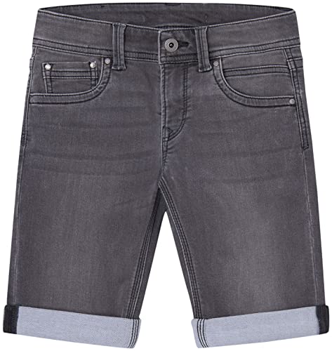 Pepe Jeans Szorty chłopięce Tracker Short, Czarny (Denim-xr3), 4 lat