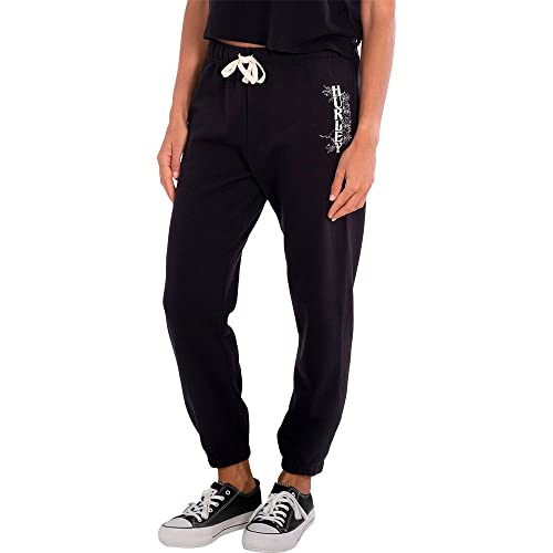 Hurley Damskie spodnie polarowe Hudson Jogger na co dzień Kawior XS
