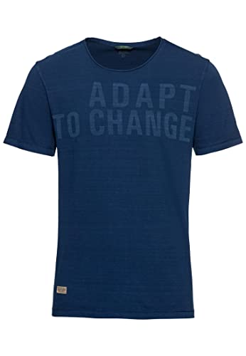 camel active Męski t-shirt 409745/1T40, indygo, M, indygo, M