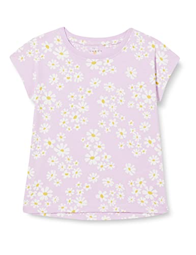 Bestseller A/S NMFVIGGA CAPSL TOP J1, Orchid Bloom/Aop: kwiat, 104 cm